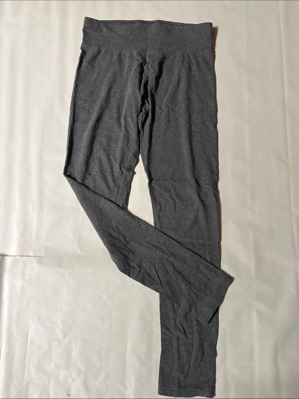 Justice Charcoal Grey Girls' Stretch Leggings